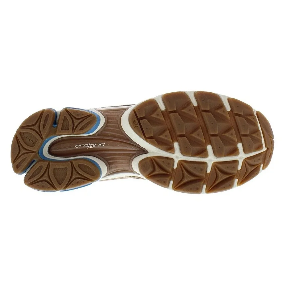 Saucony Progrid Triumph 4 Mens Size 12 Running Shoes Tan/Royal Sneakers S70805-3